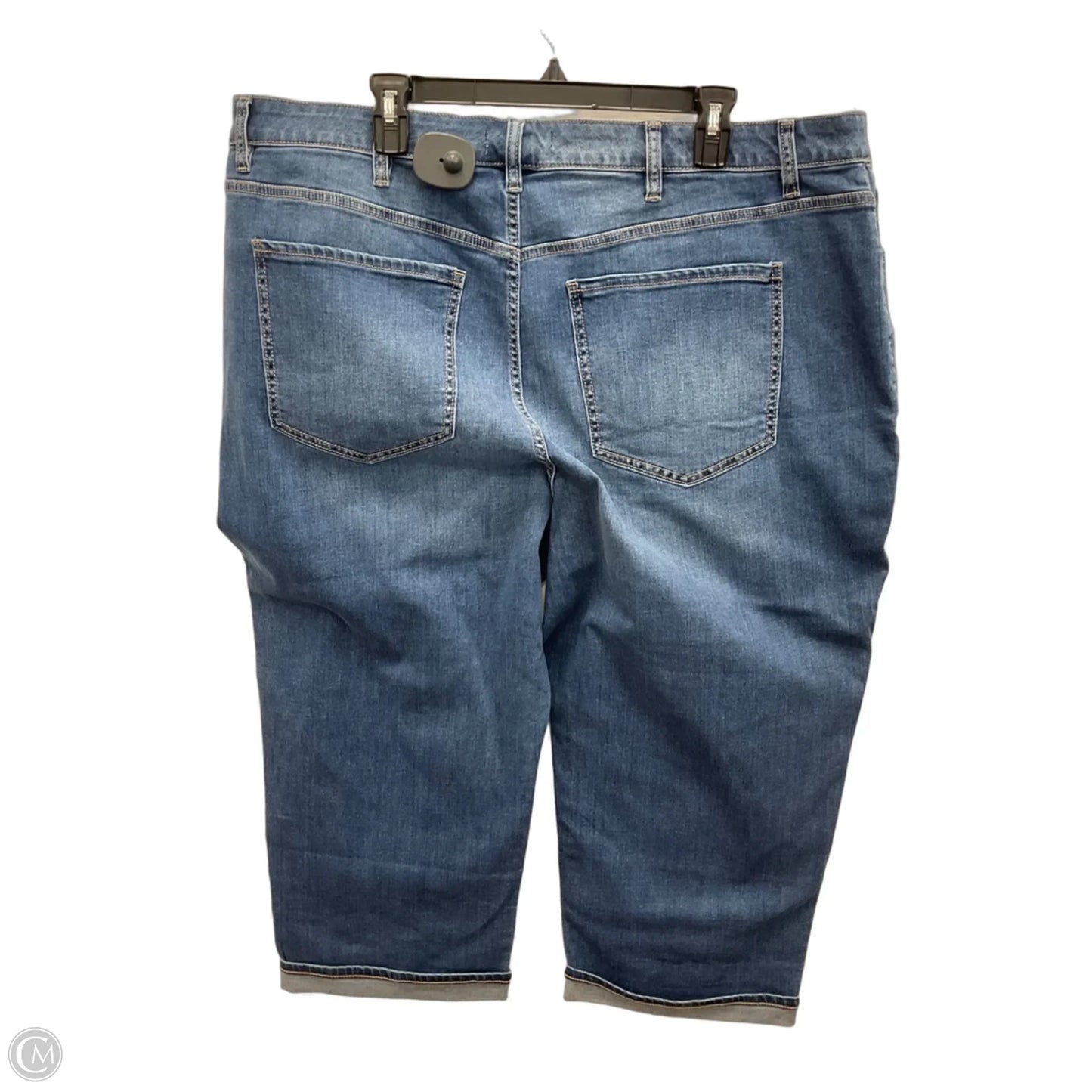 Capris By Lane Bryant In Blue Denim, Size: 22