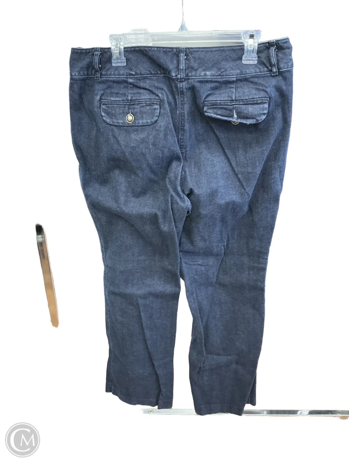 Jeans Flared By Dana Buchman In Blue Denim, Size: 16