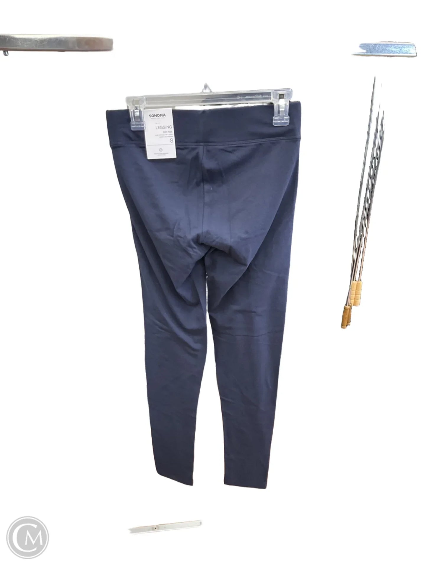 Athletic Leggings By Sonoma In Navy, Size: S