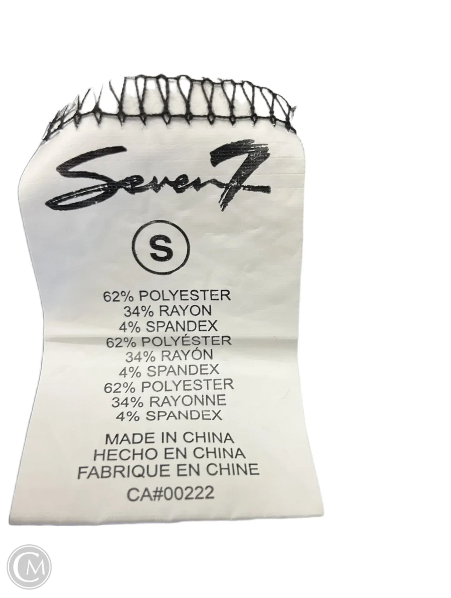 Dress Casual Maxi By Seven 7 In Black & White, Size: S