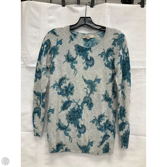 Top Long Sleeve By Loft In Floral Print, Size: Xs