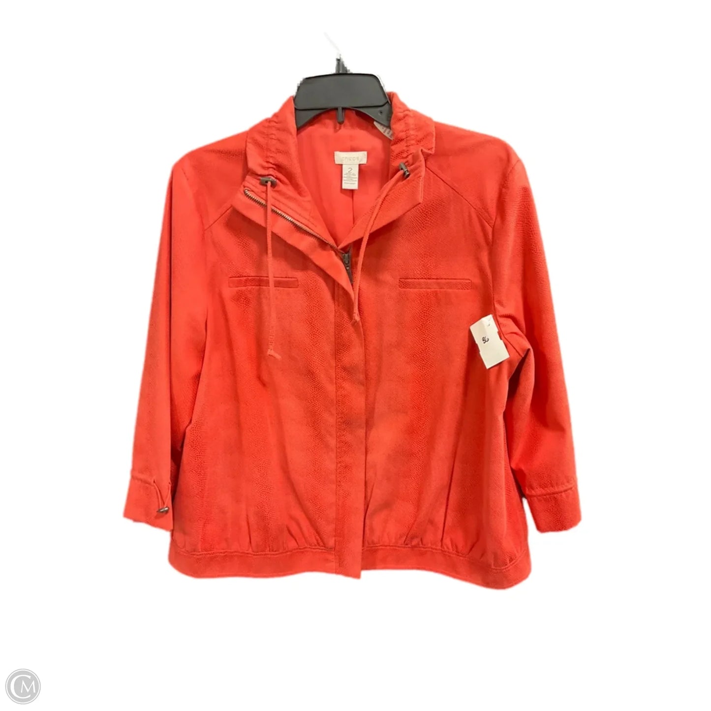 Jacket Other By Chicos In Orange, Size: L