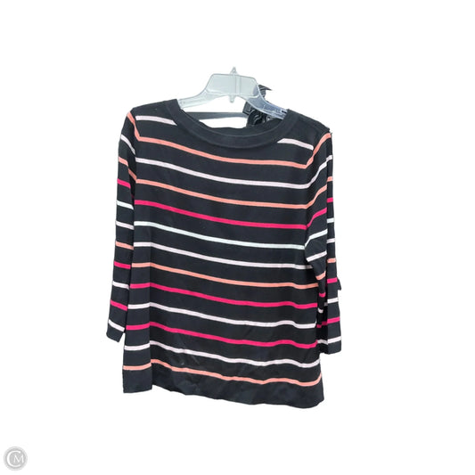 Top Long Sleeve By Talbots In Striped Pattern, Size: Xlp