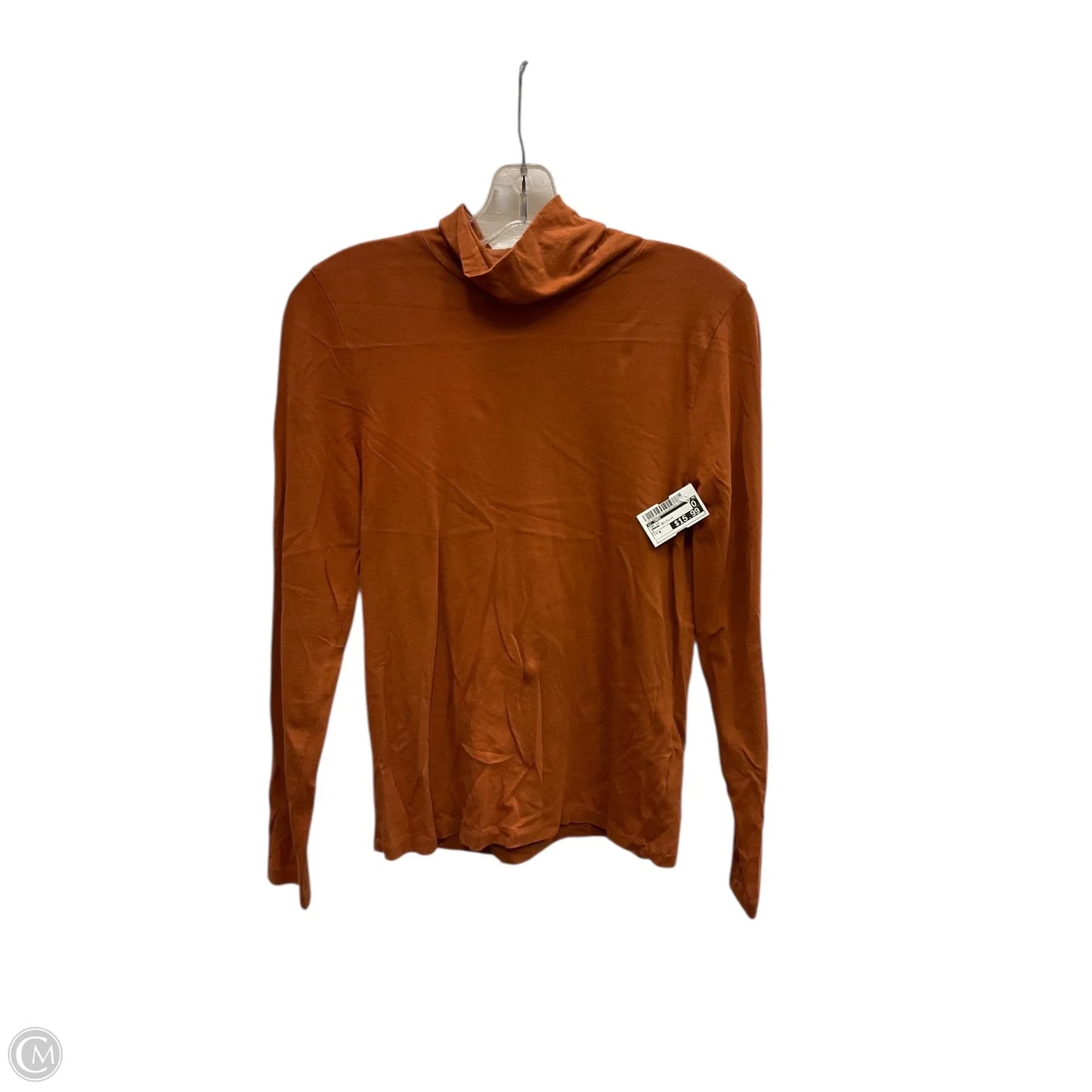 Top Long Sleeve By J. Crew In Orange, Size: M