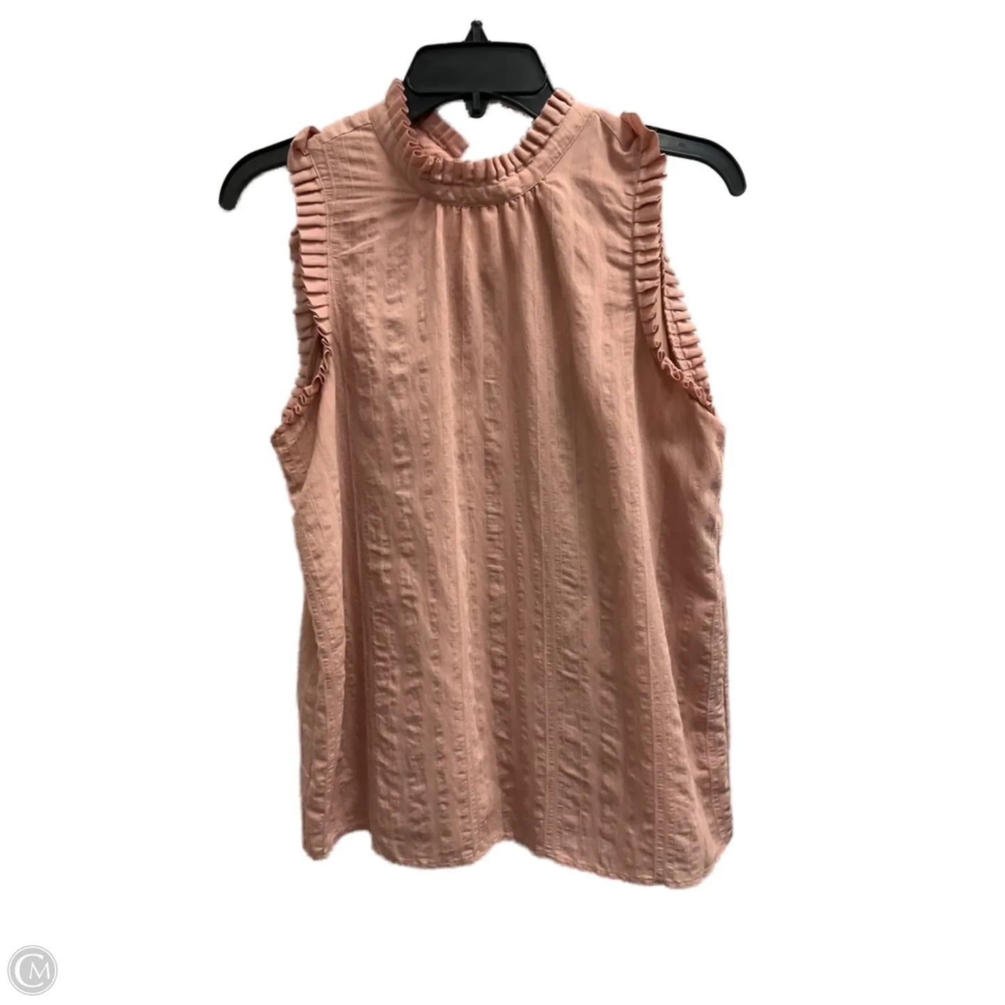 Top Sleeveless By Ann Taylor In Pink, Size: S