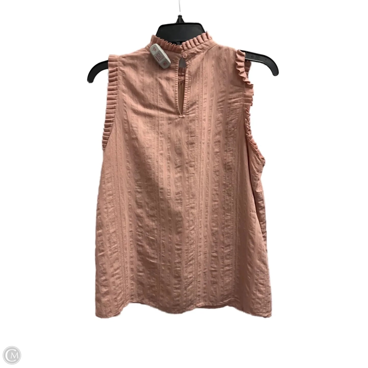 Top Sleeveless By Ann Taylor In Pink, Size: S
