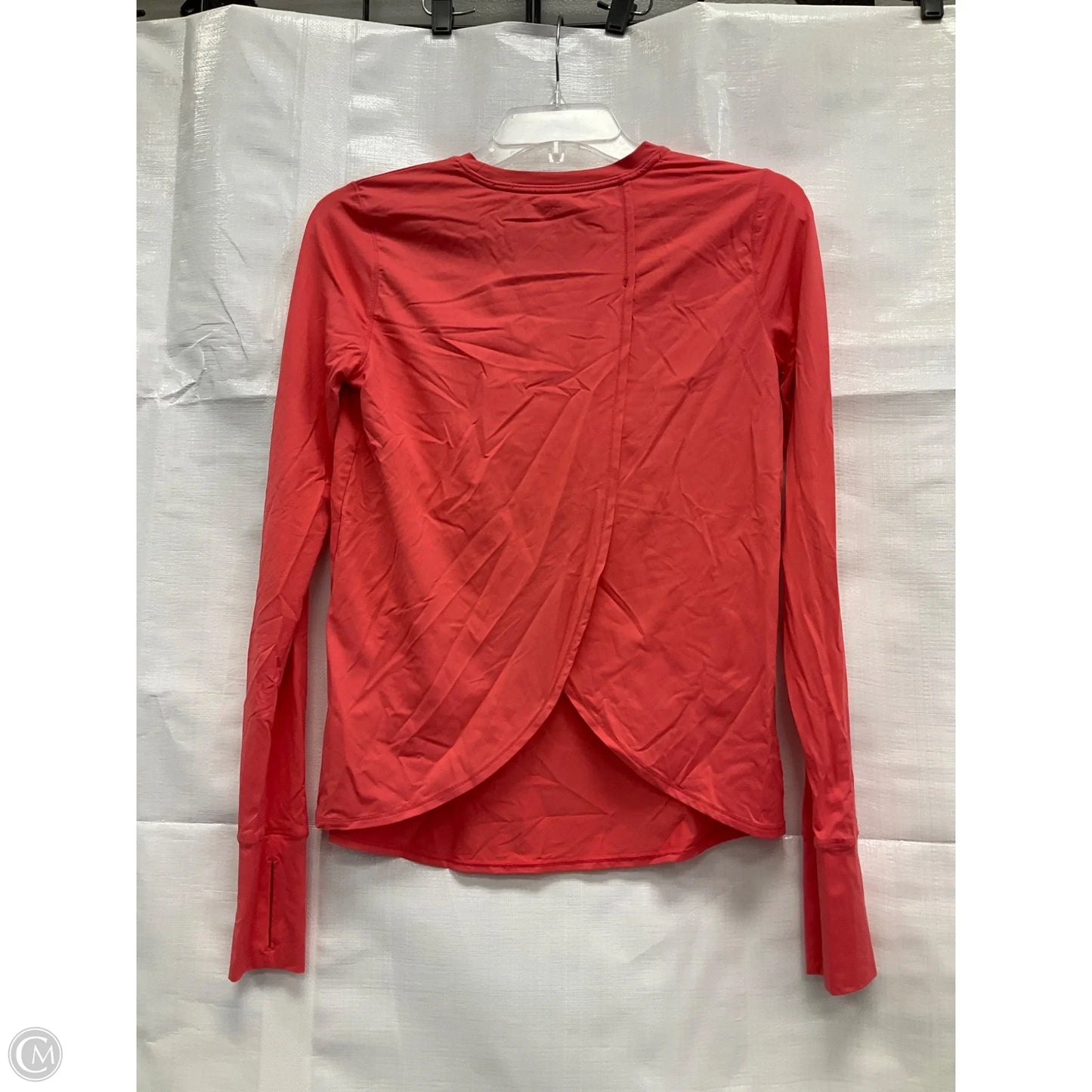 Athletic Top Long Sleeve Crewneck By Athleta In Orange, Size: Xxs