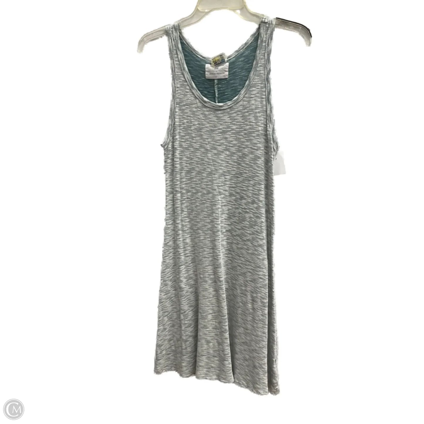 Dress Casual Short By Anthropologie In Blue & Grey, Size: Xs
