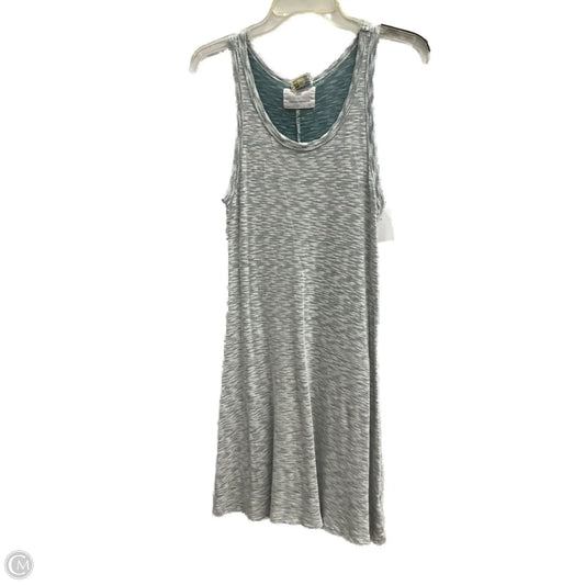 Dress Casual Short By Anthropologie In Blue & Grey, Size: Xs