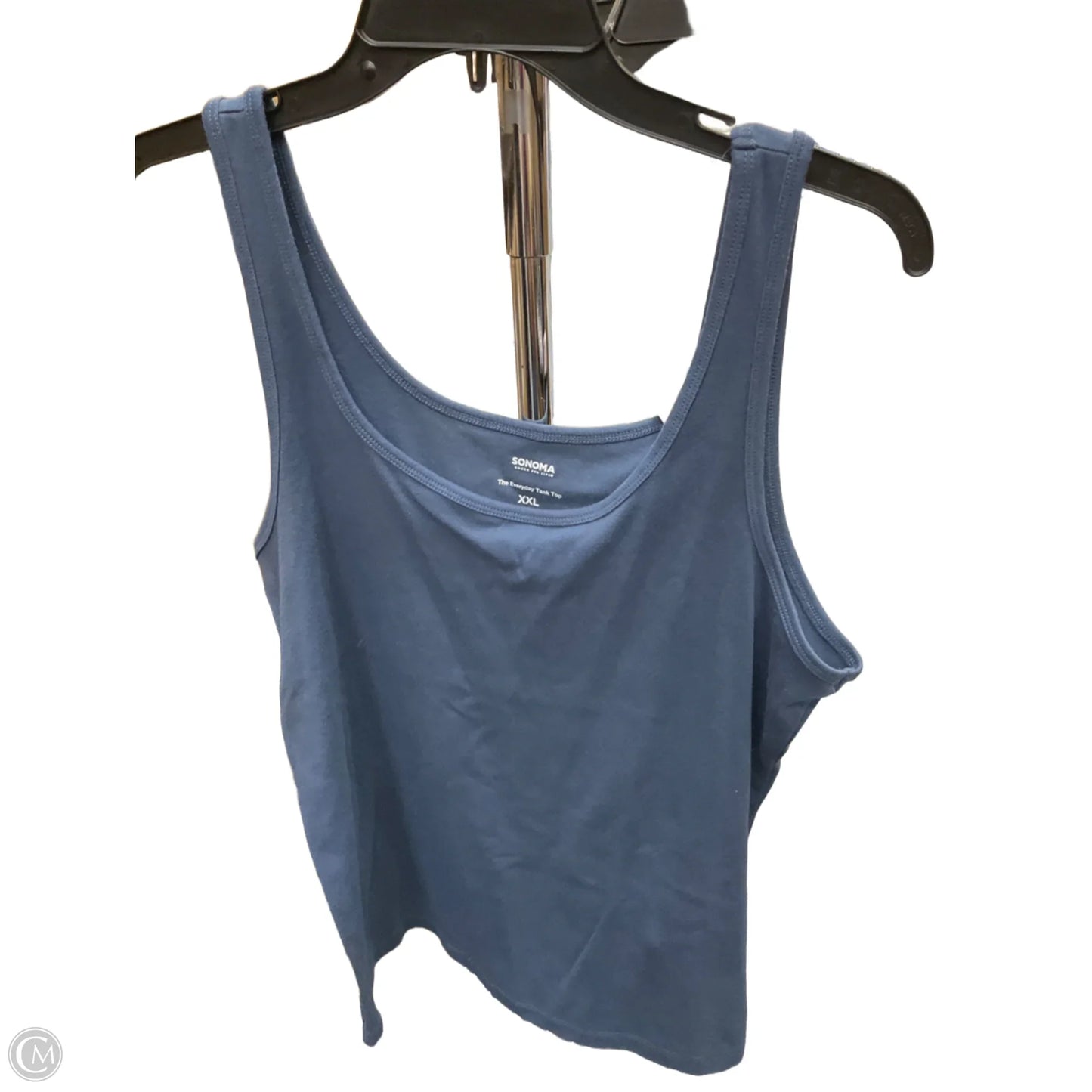 Top Sleeveless Basic By Sonoma In Blue, Size: Xxl