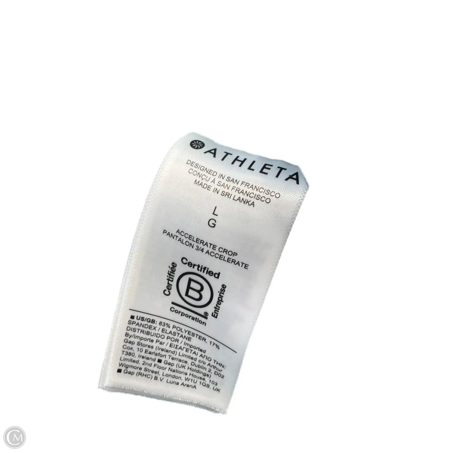 Athletic Leggings Capris By Athleta In Blue, Size: L