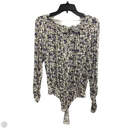 Bodysuit By Free People In Floral Print, Size: Xs