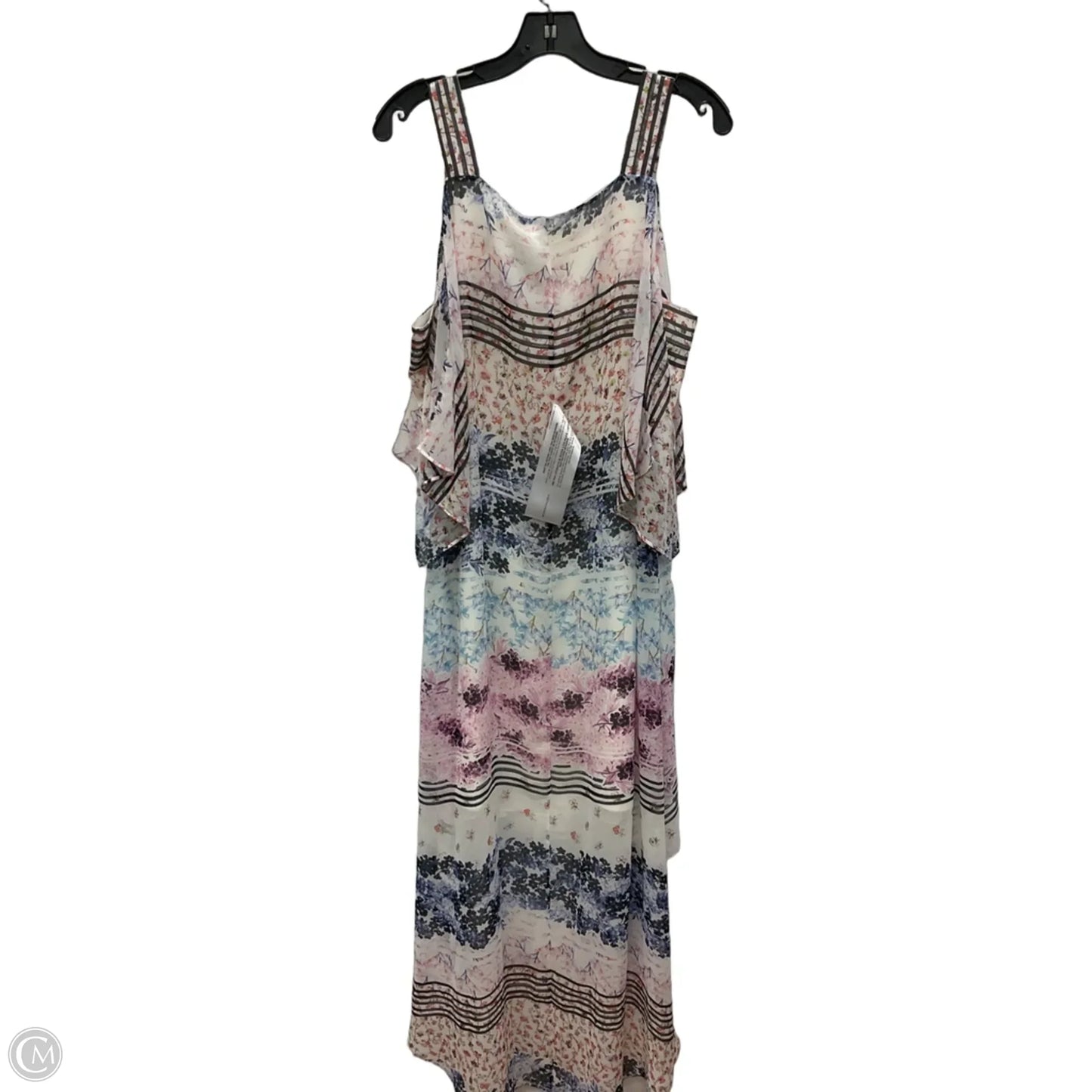 Dress Casual Maxi By Bcbgmaxazria In Floral Print, Size: L