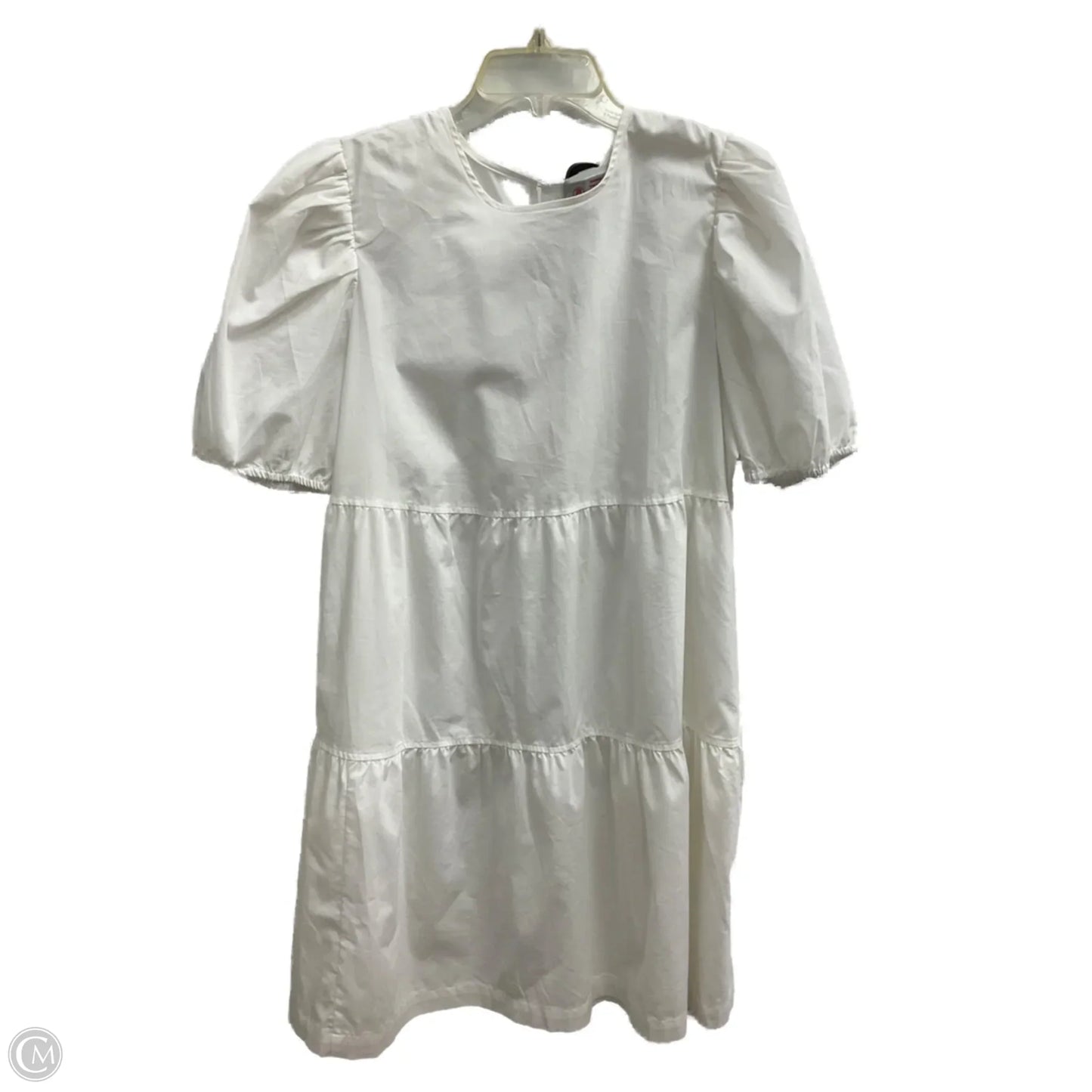 Dress Casual Short By Express In White, Size: L