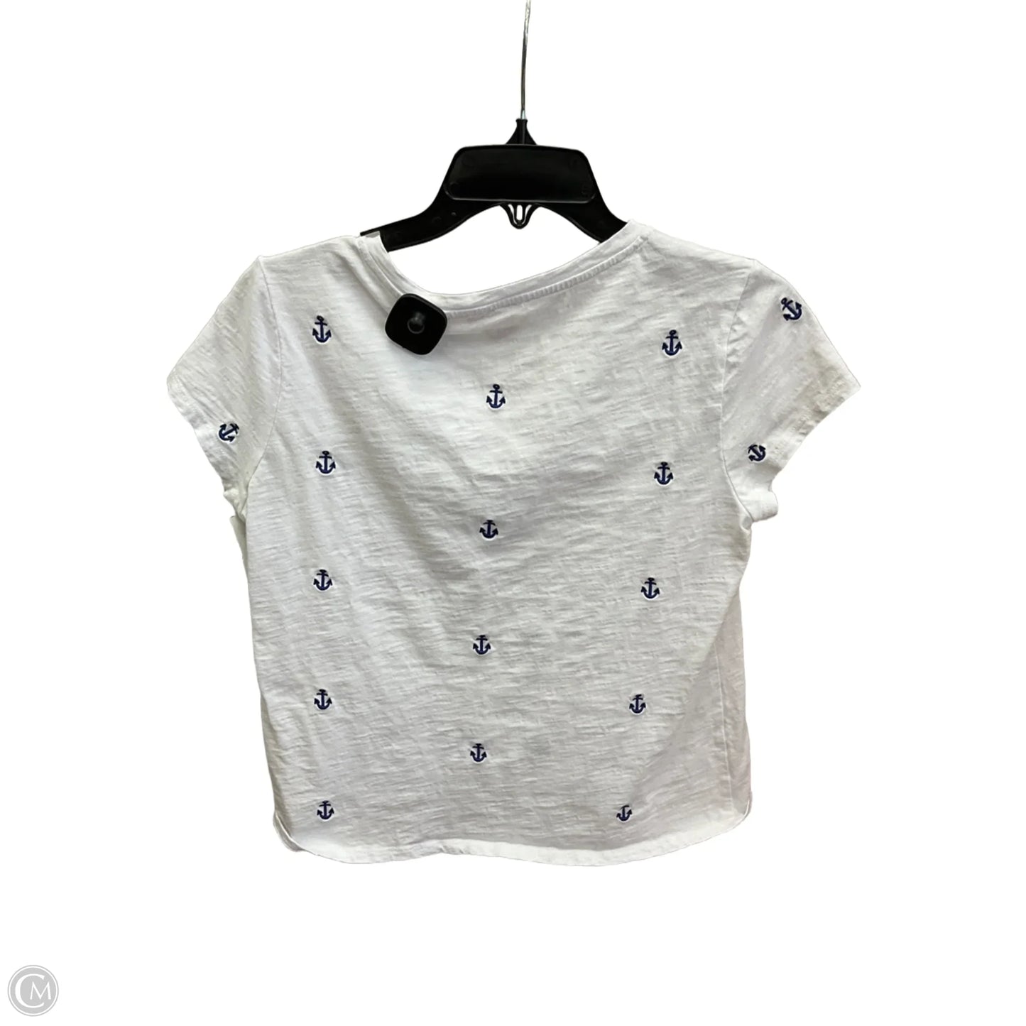 Top Short Sleeve Basic By Cynthia Rowley In White, Size: M