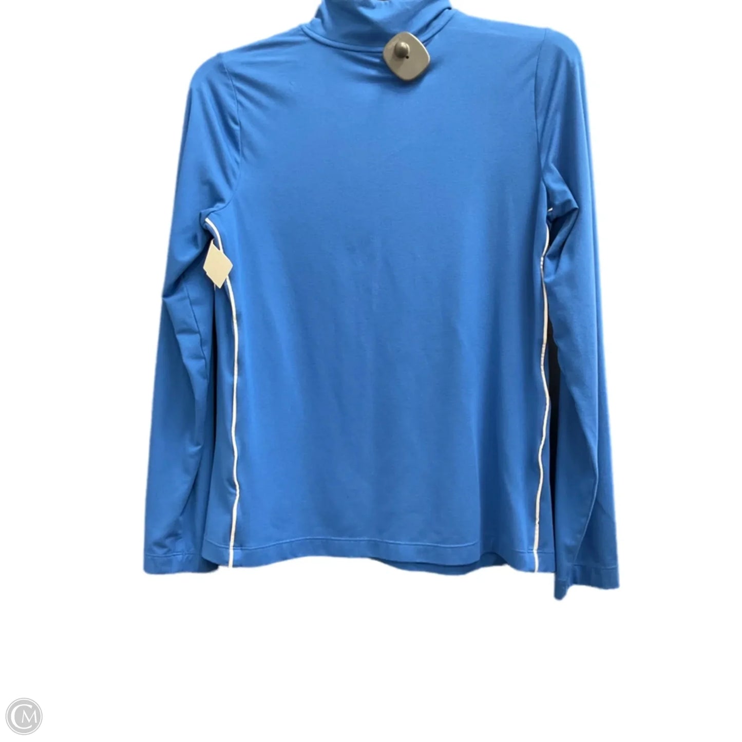 Athletic Top Long Sleeve Collar By J. Jill In Blue, Size: Xs