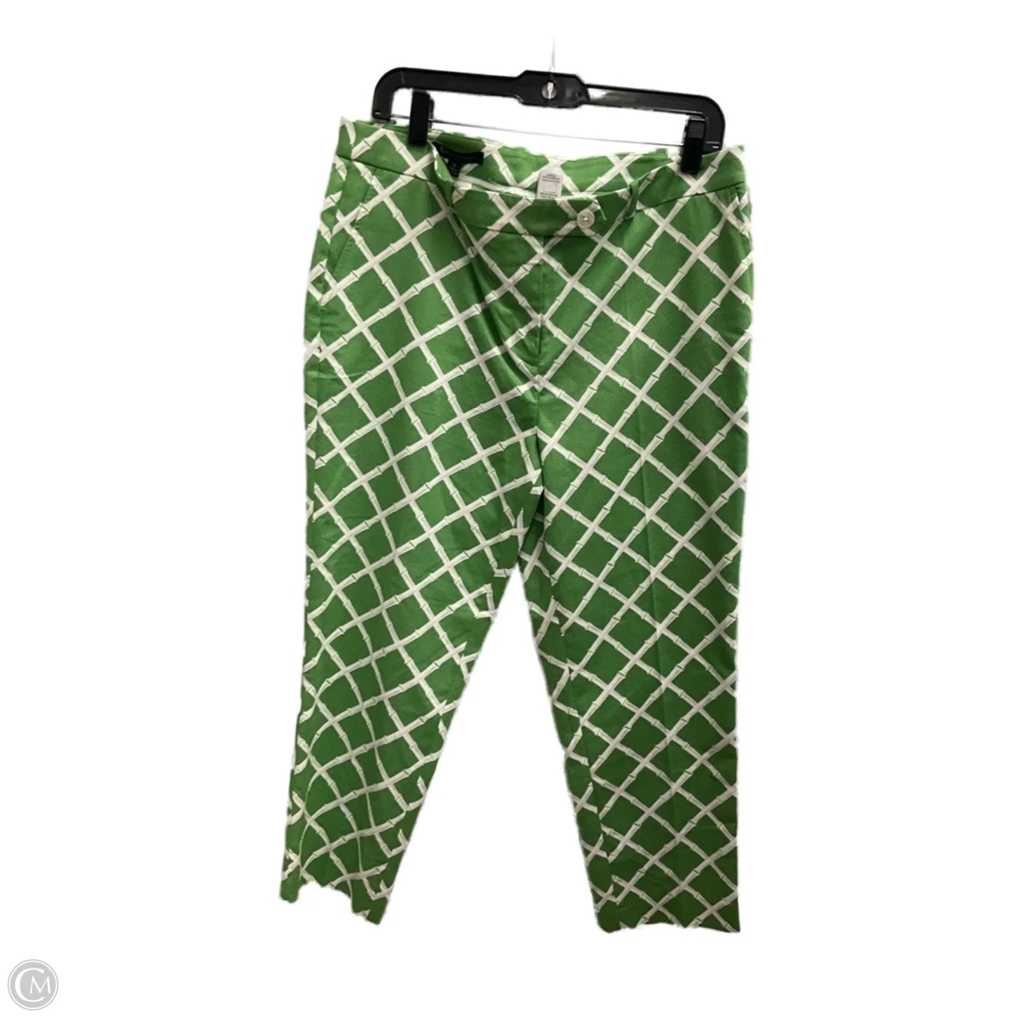 Pants Cropped By Bobbie Brooks In Green, Size: 12