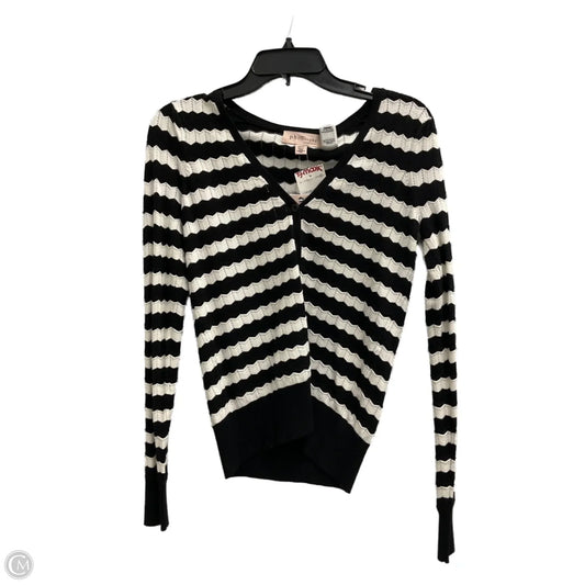 Cardigan By Philosophy In Black & White, Size: Xs