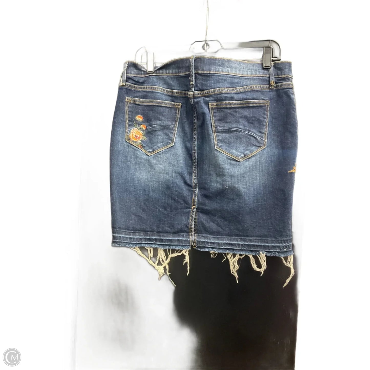 Skirt Midi By Driftwood In Blue Denim, Size: 6