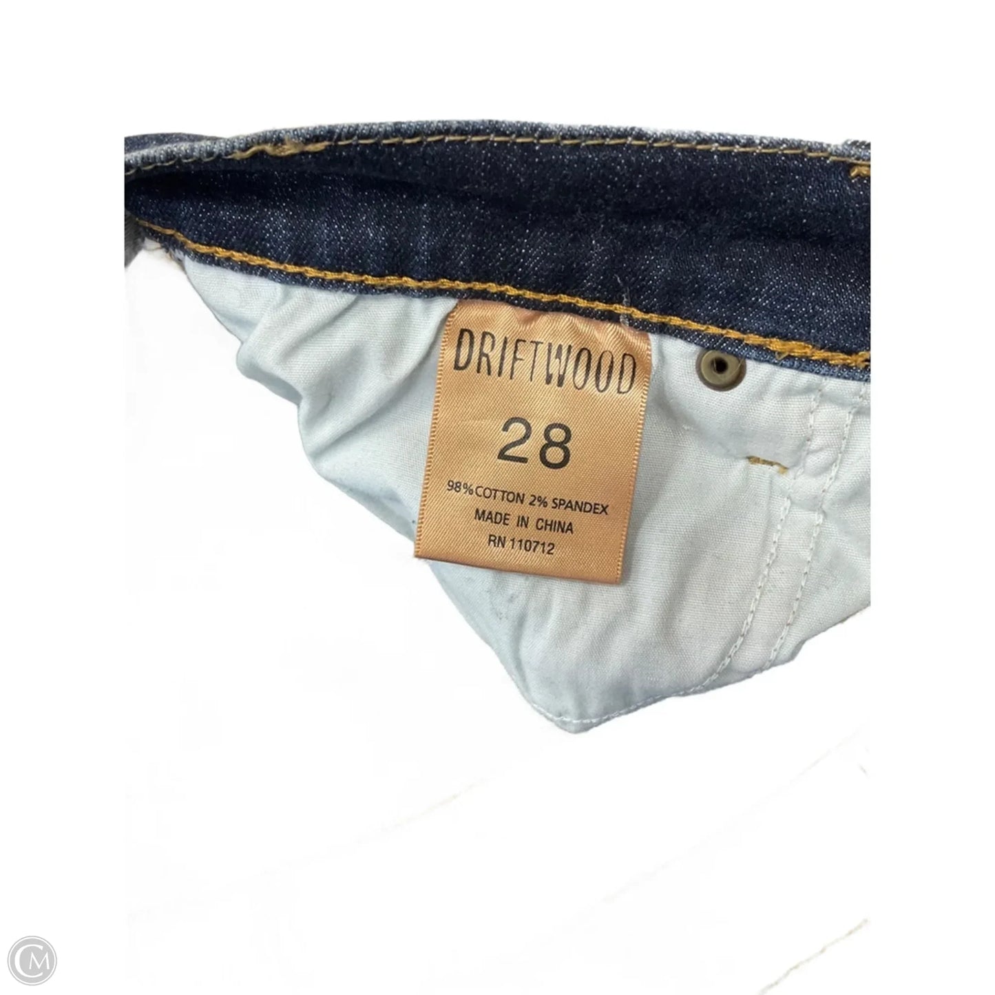 Skirt Midi By Driftwood In Blue Denim, Size: 6