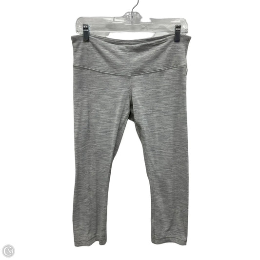 Athletic Capris By Lululemon In Grey, Size: 8