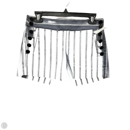 Shorts By Loft In Grey & White, Size: 0