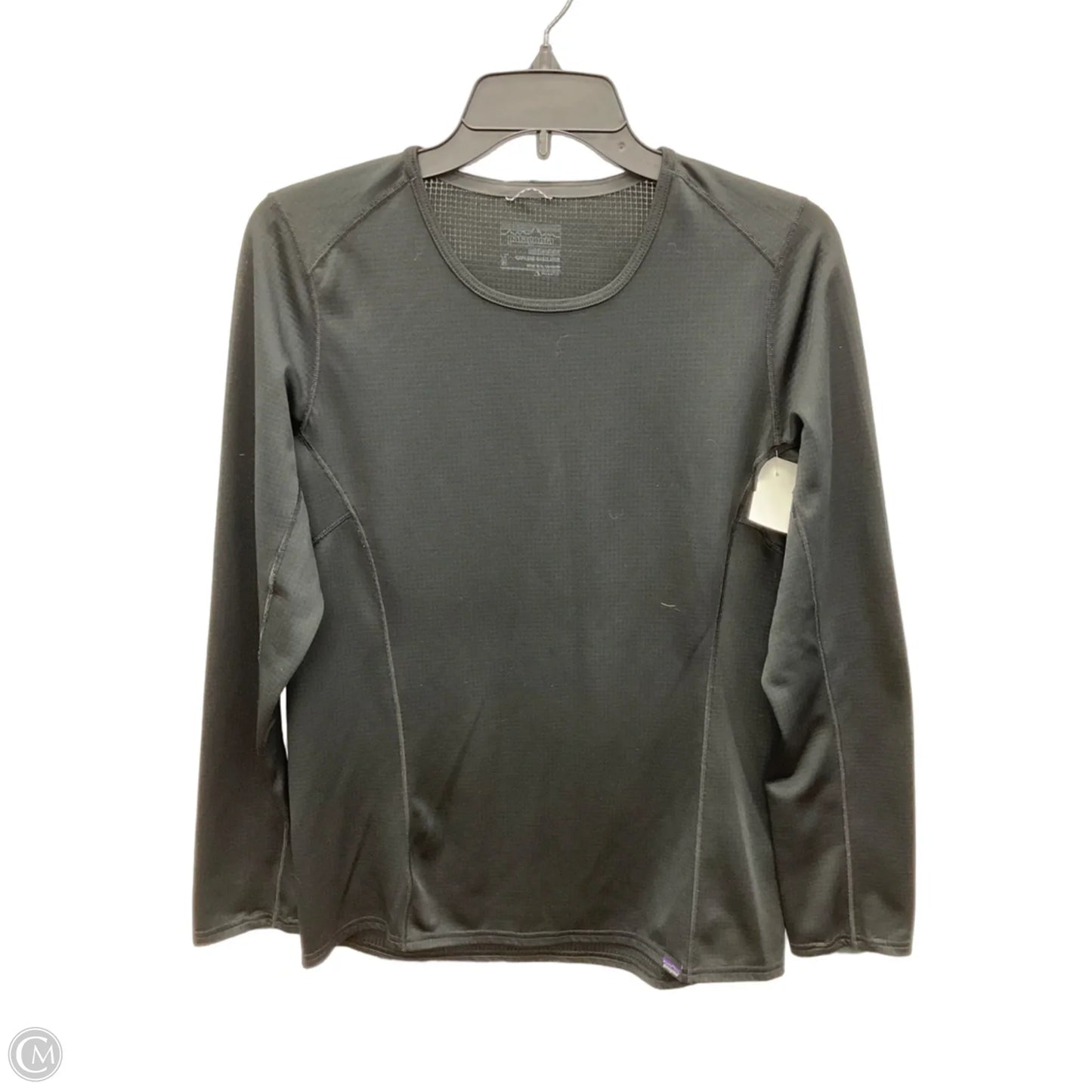 Athletic Top Long Sleeve Crewneck By Patagonia In Black, Size: M