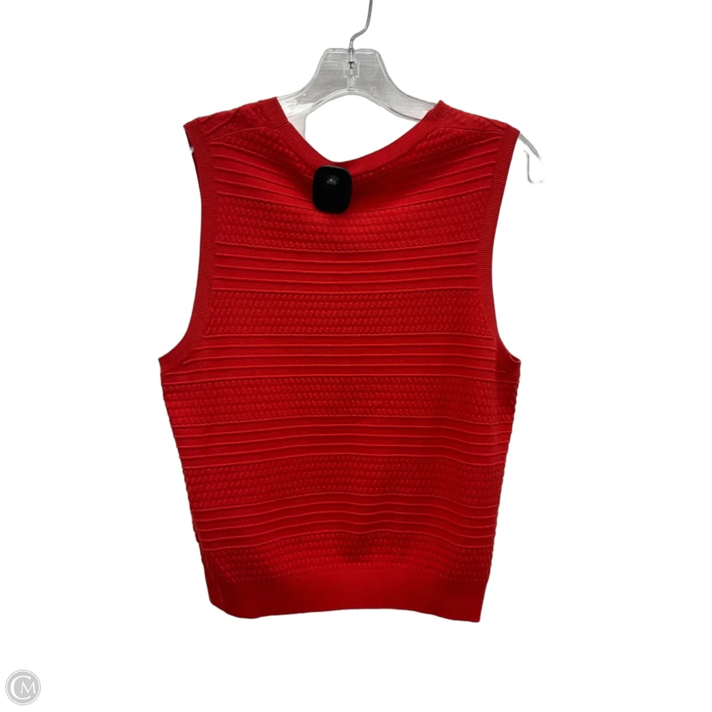Top Sleeveless By Theory In Orange, Size: L