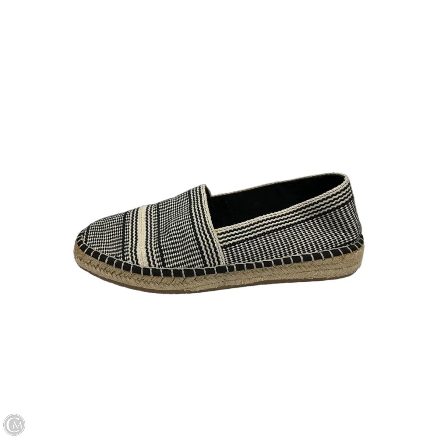Shoes Flats By Chelsea And Violet In Black & White, Size: 8.5
