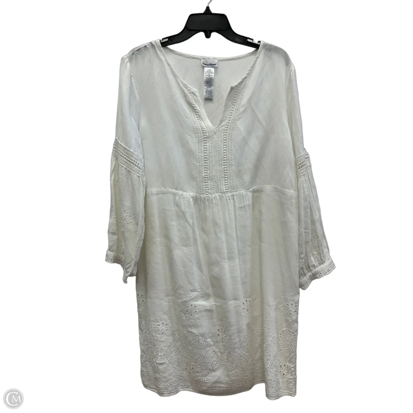 Dress Casual Midi By Tommy Bahama In White, Size: L