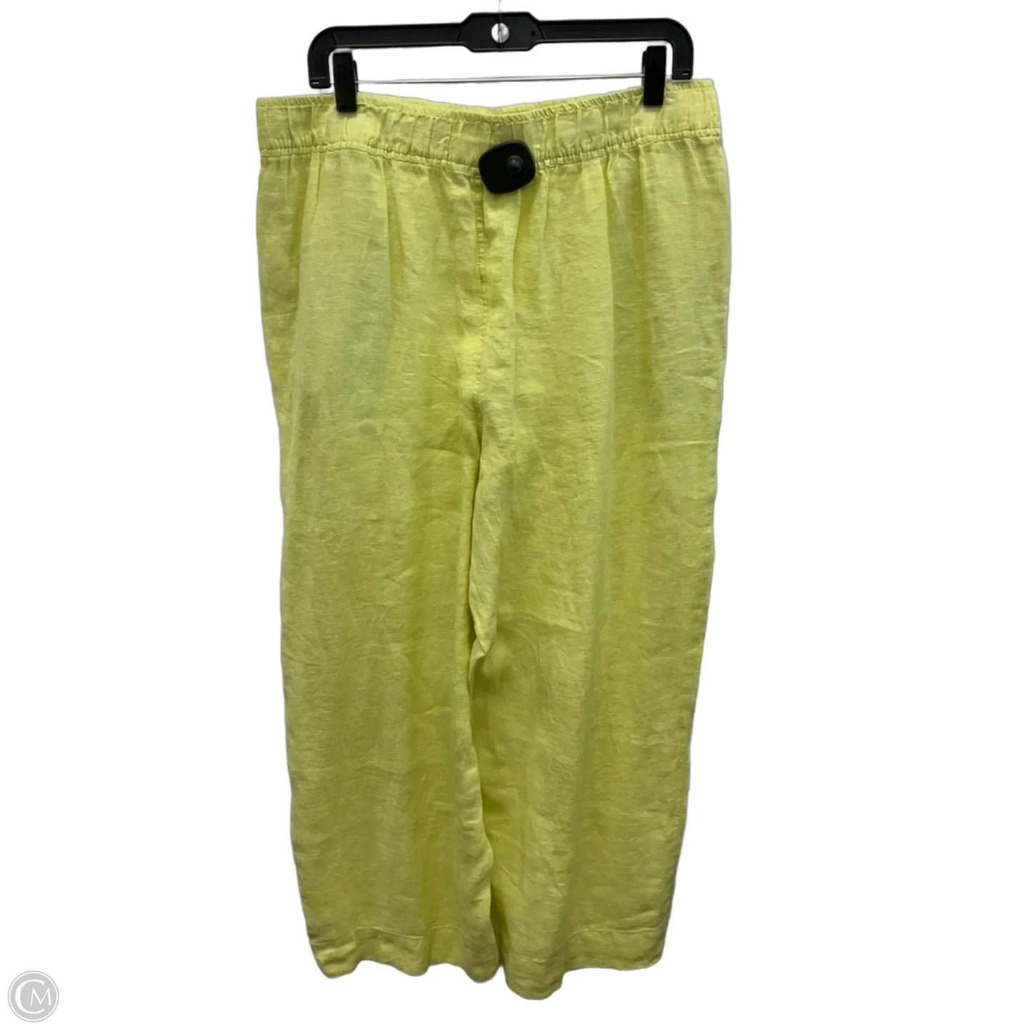 Pants Linen By Tahari In Yellow, Size: Xl