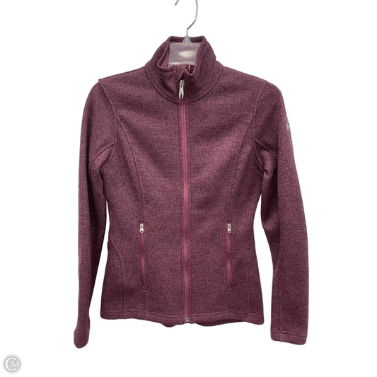 Athletic Jacket By Spyder In Purple, Size: S