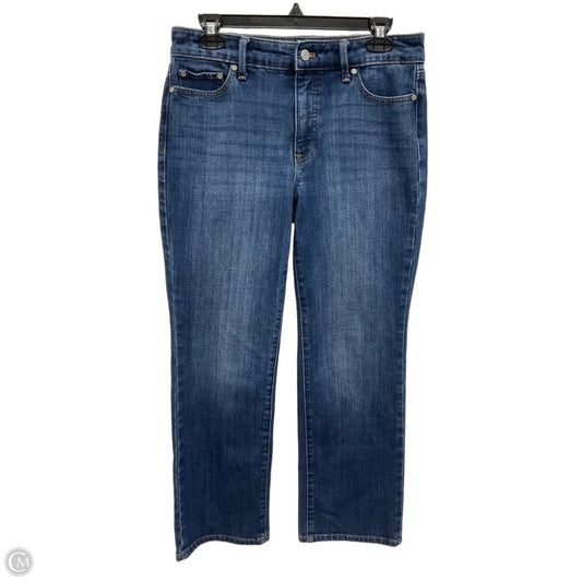 Jeans Boot Cut By Talbots In Blue Denim, Size: 6p