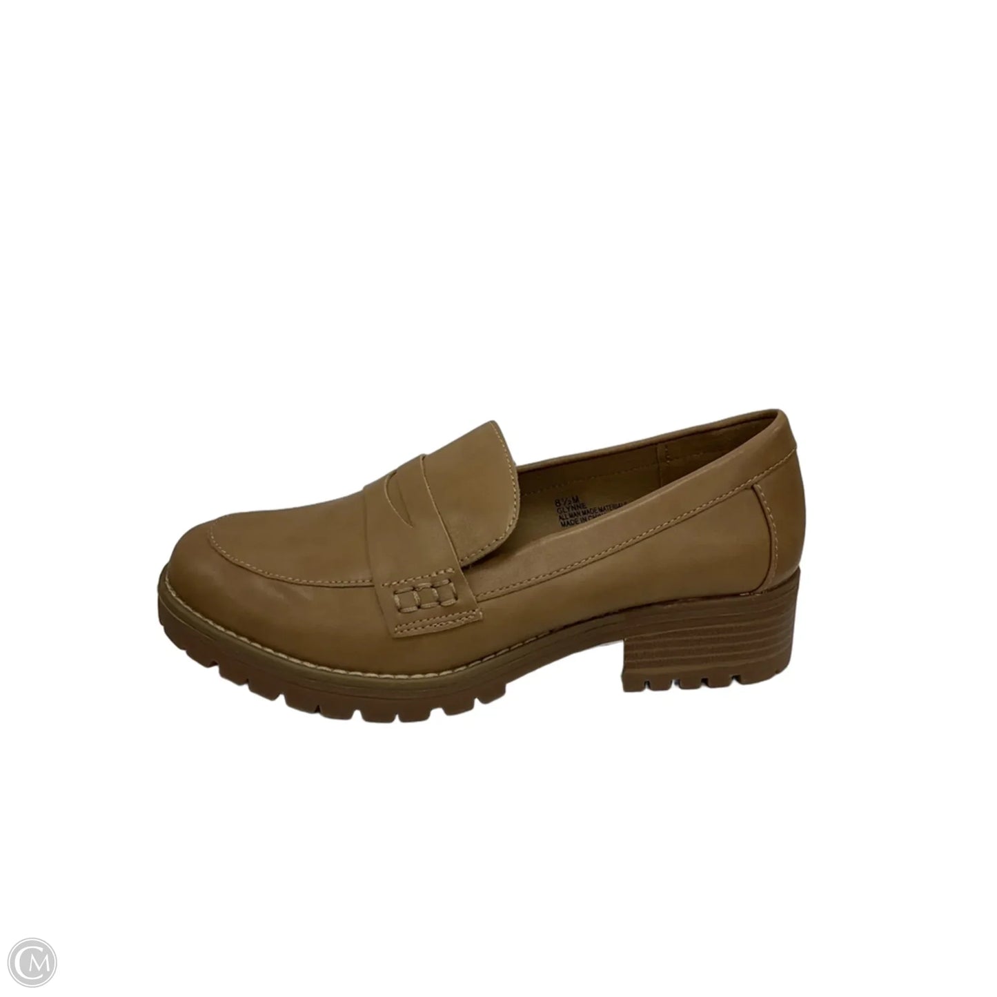 Shoes Flats By Clothes Mentor In Tan, Size: 8.5