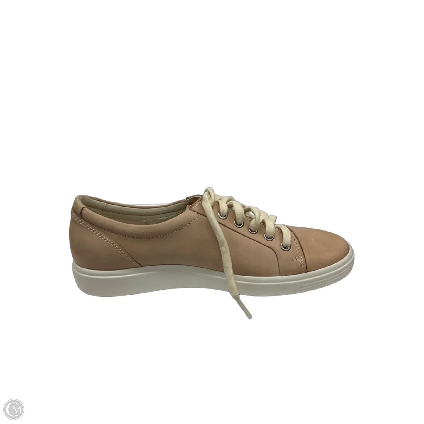 Shoes Sneakers By Ecco In Tan & White, Size: 10