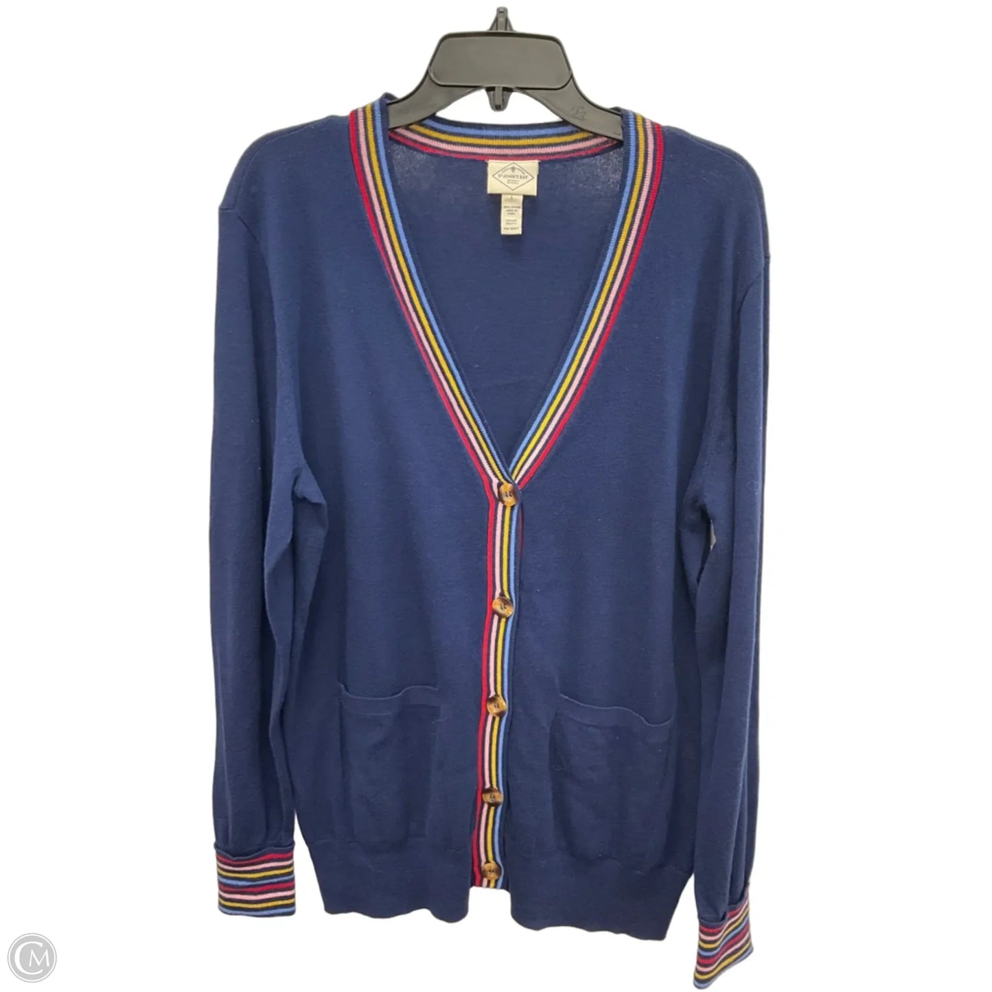 Cardigan By St Johns Bay In Blue, Size: L
