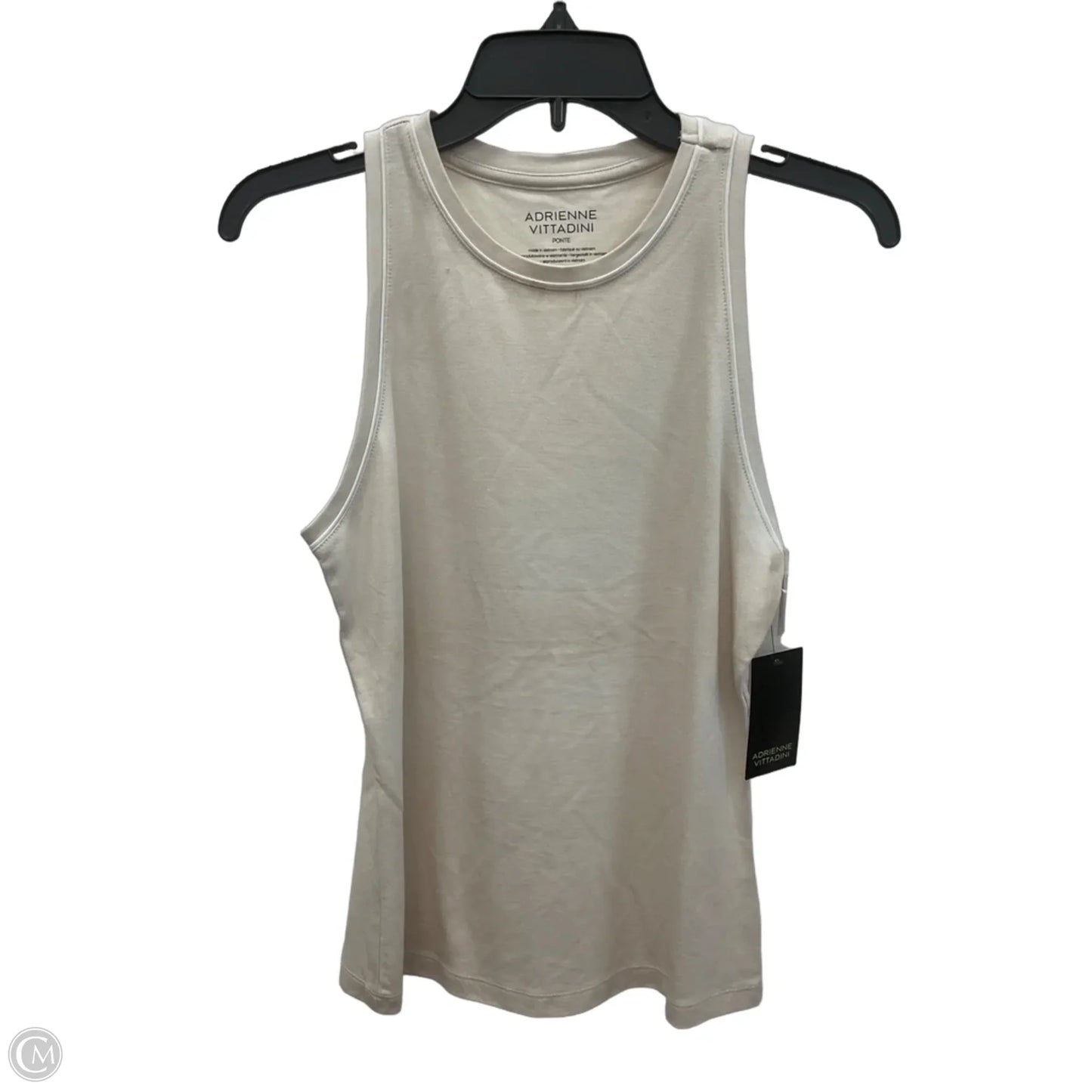 Top Sleeveless By Adrienne Vittadini In Beige, Size: Sp
