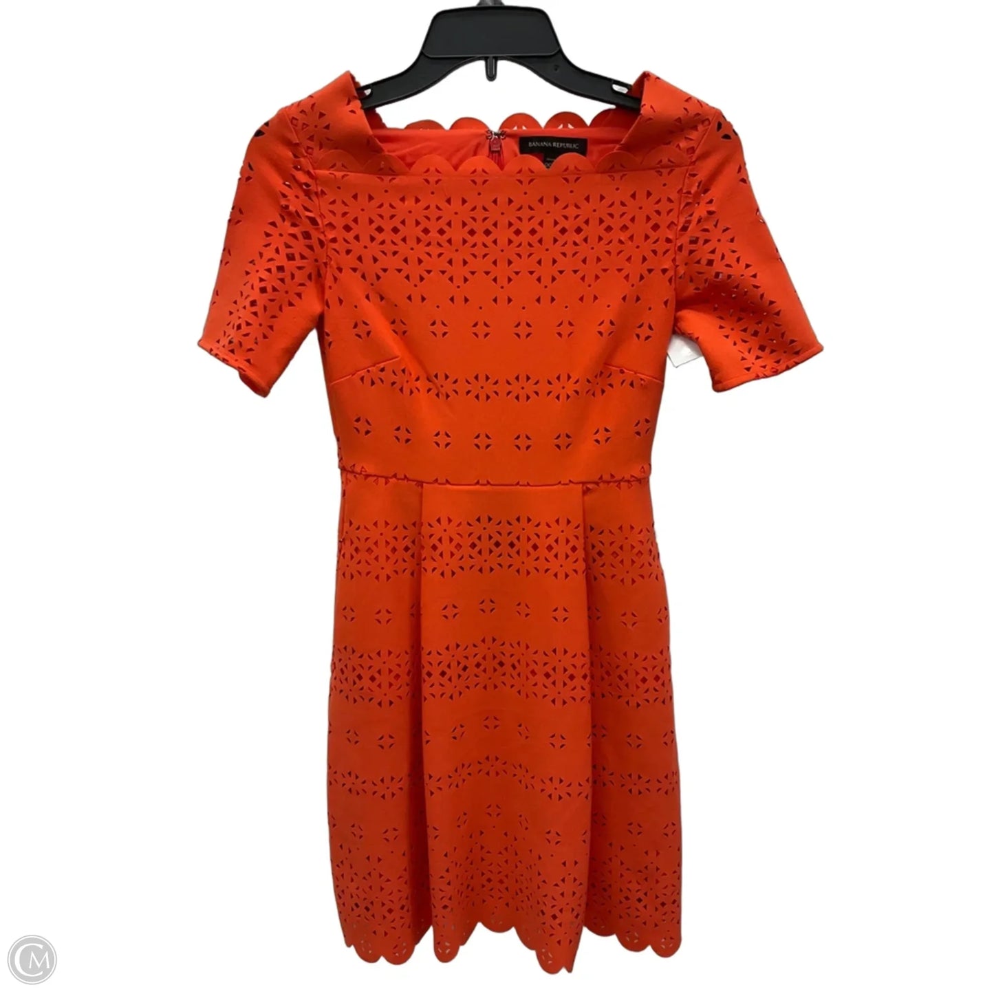 Dress Casual Midi By Banana Republic In Orange, Size: Xxsp