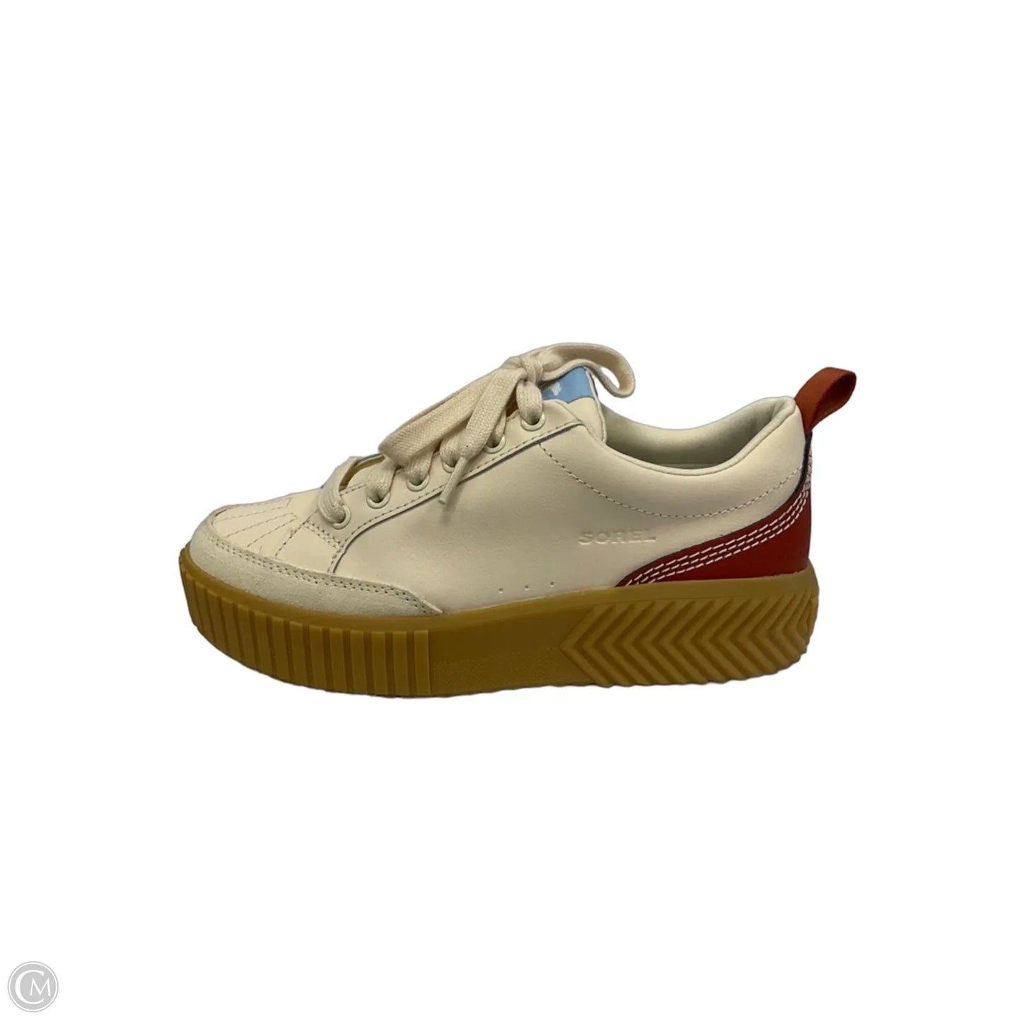 Shoes Sneakers By Sorel In Red & Tan, Size: 8.5