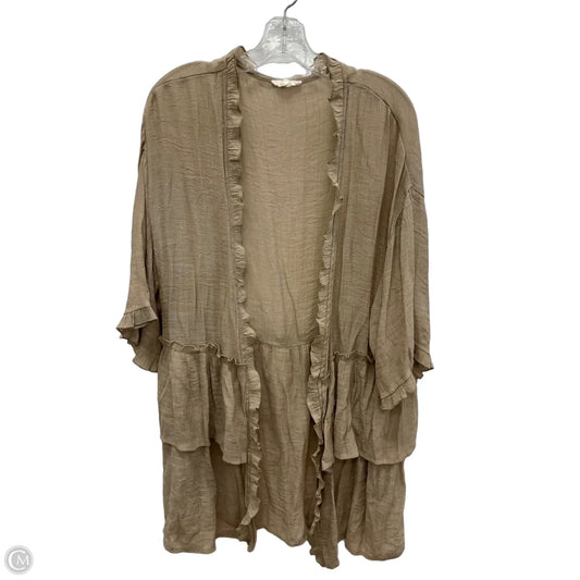 Cardigan By Easel In Tan, Size: M