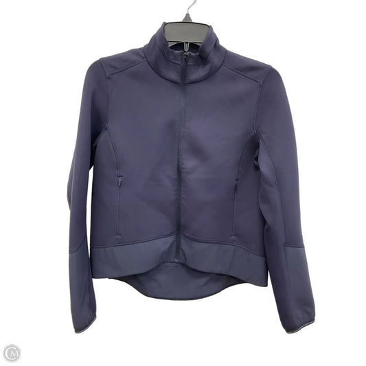Athletic Jacket By Lululemon In Navy, Size: S