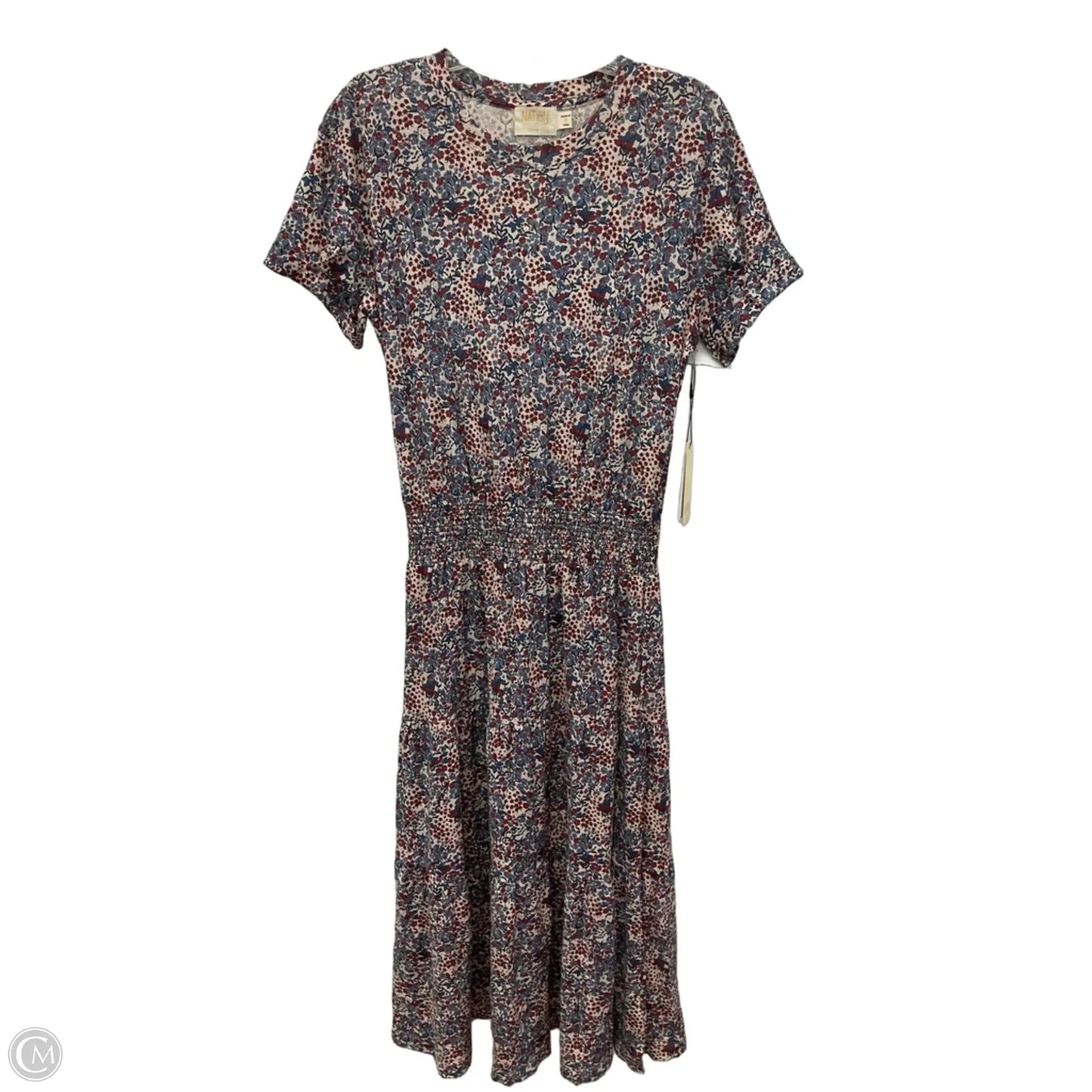 Dress Casual Maxi By Nation In Blue & Red, Size: S