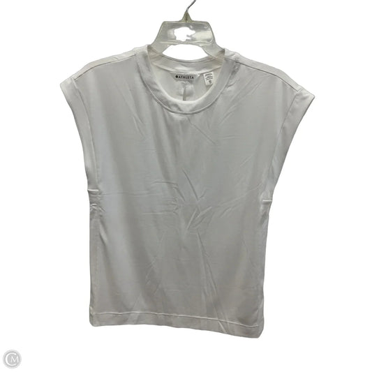 Athletic Top Short Sleeve By Athleta In White, Size: Xs