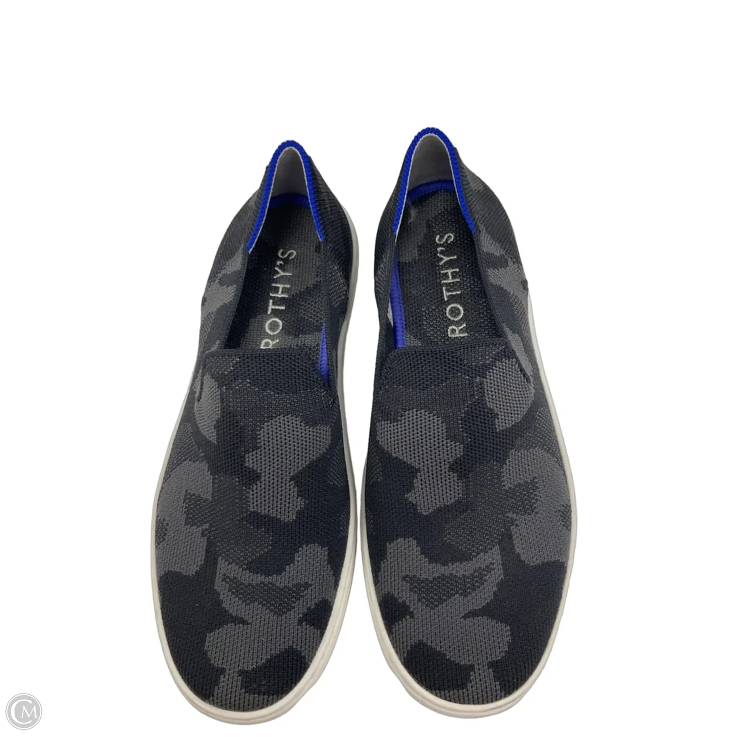 Shoes Sneakers By Rothys In Grey & White, Size: 6.5