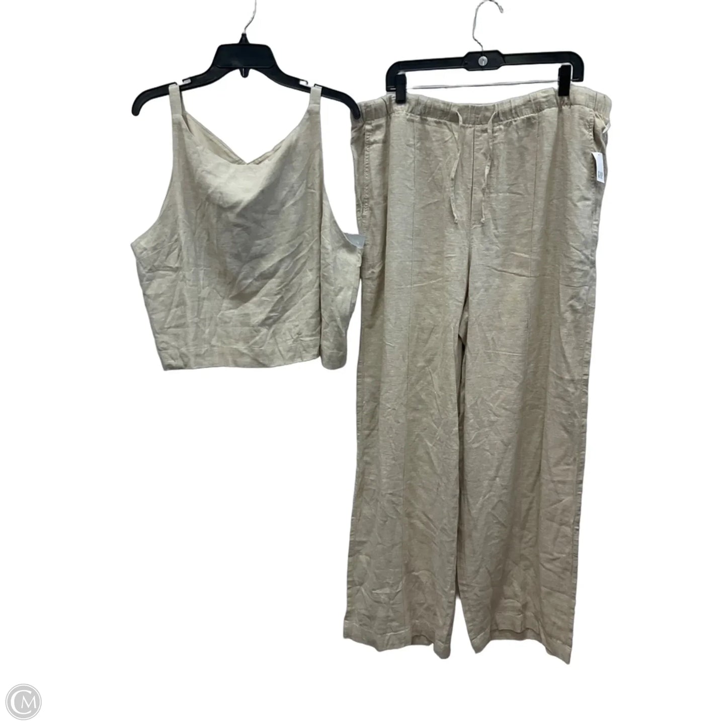 Pants Set 2pc By Gap In Beige, Size: Xl