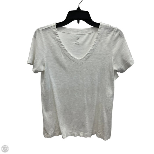Top Short Sleeve By J. Jill In White, Size: Xs