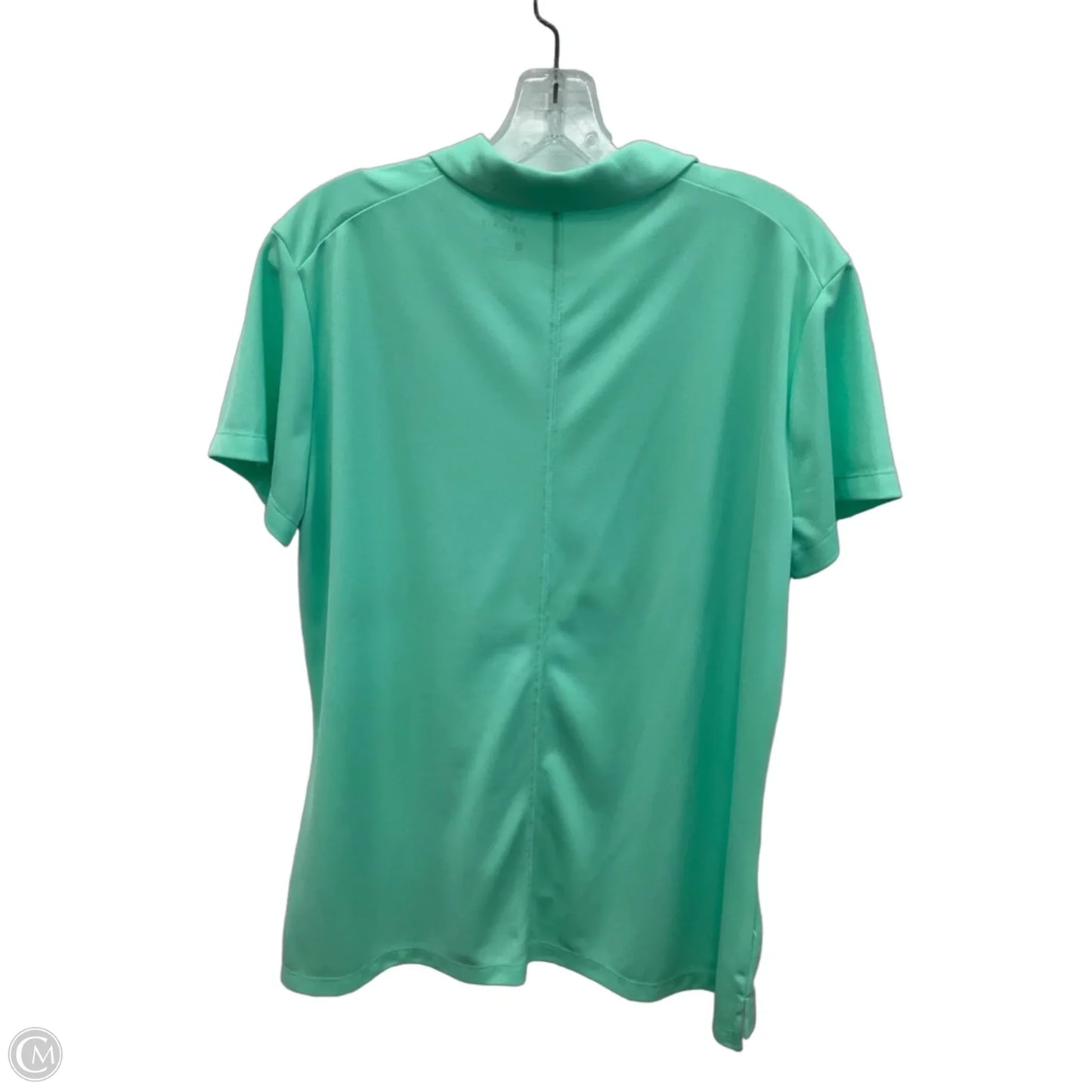 Athletic Top Short Sleeve By Nike Apparel In Green, Size: Xl