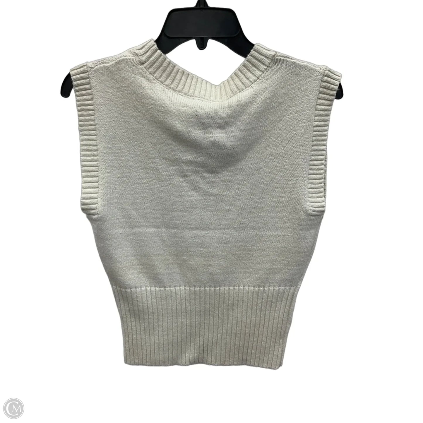 Top Sleeveless By Freshman In White, Size: S