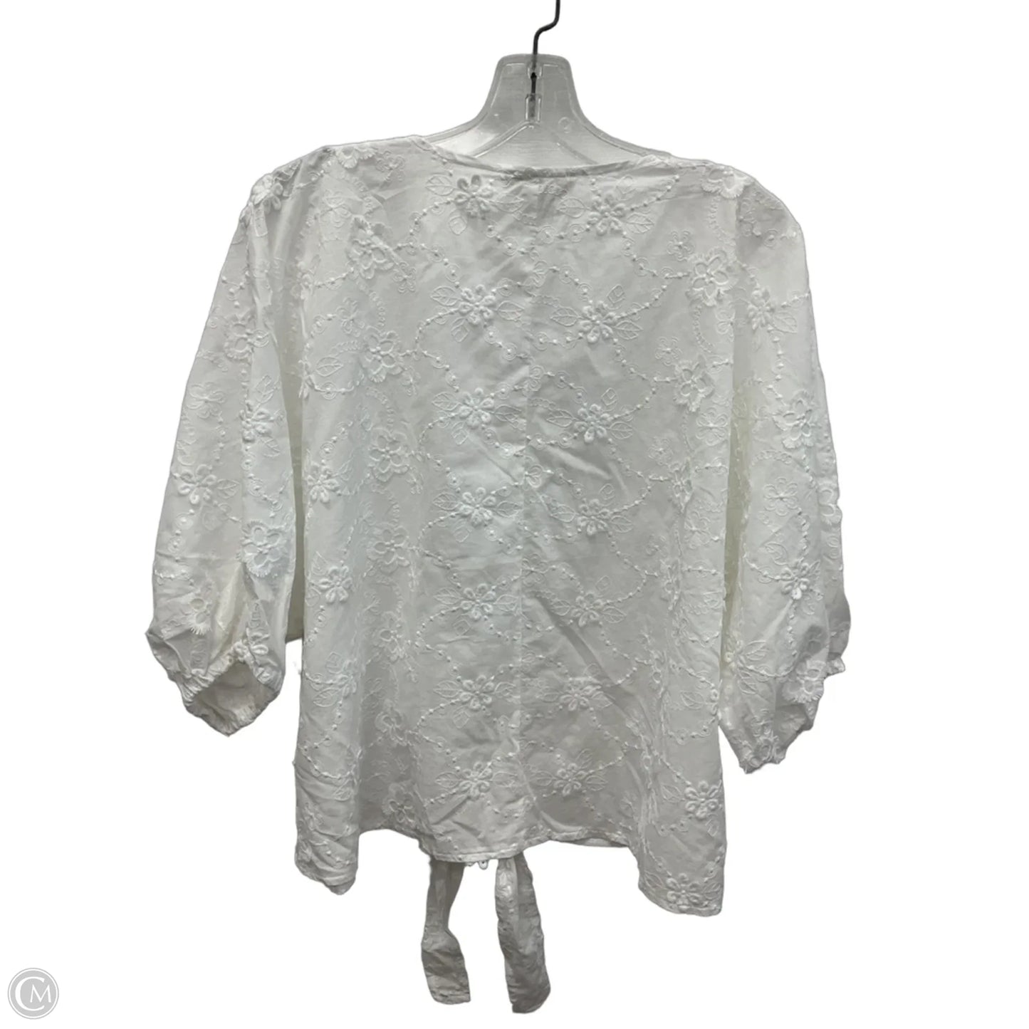 Top Short Sleeve By House Of Harlow In White, Size: Osfm