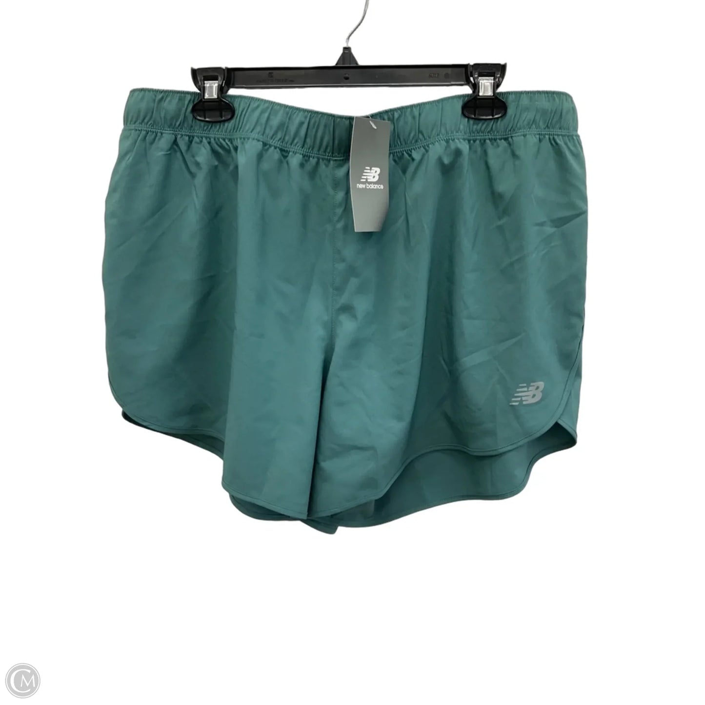 Athletic Shorts By New Balance In Green, Size: Xl